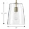 Progress Lighting Clarion Collection Brushed Nickel One-Light Small Pendant P500241-009 - alternate 4